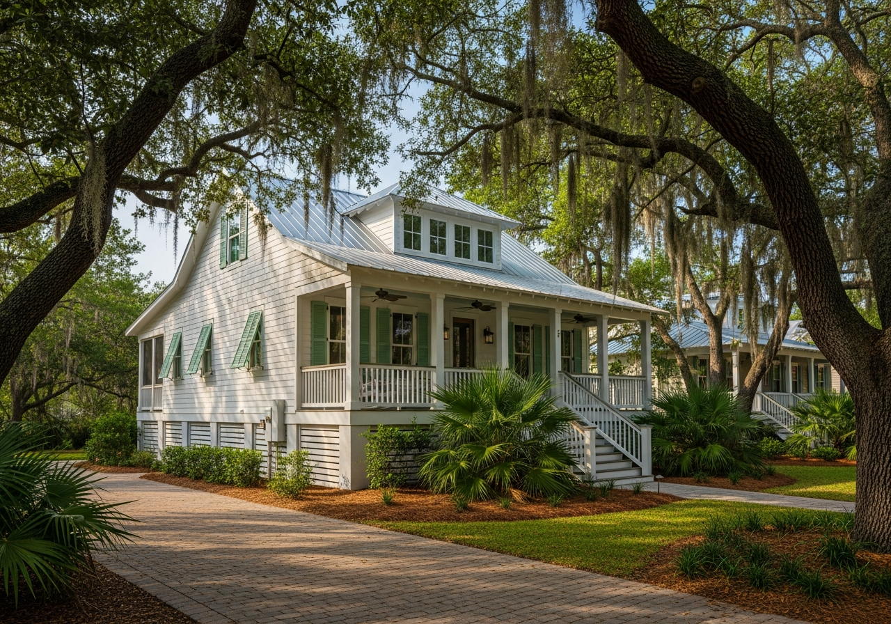 Gulf Coast cottage style single-family home