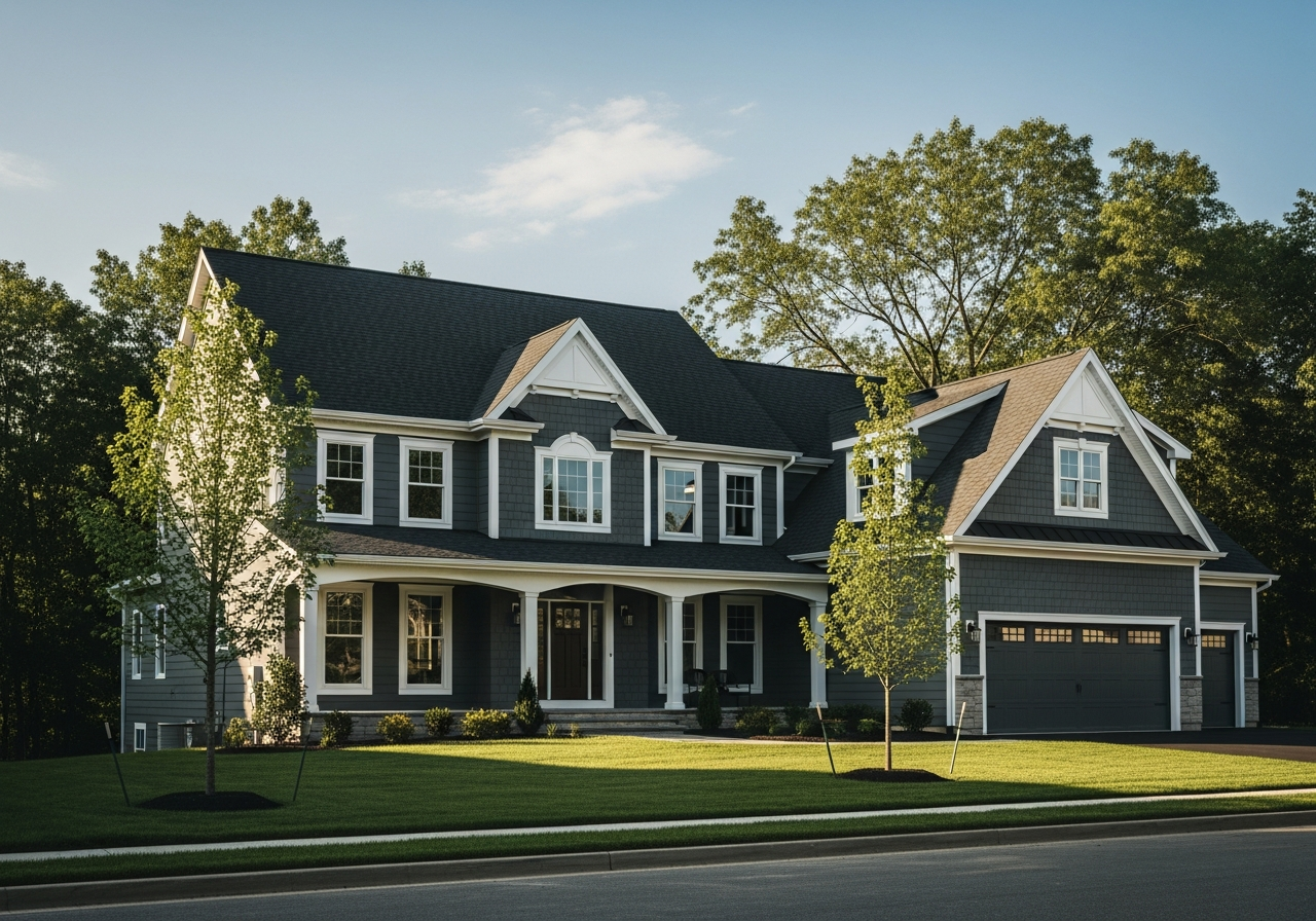 Single-family home in a Central NJ / Eastern PA suburb